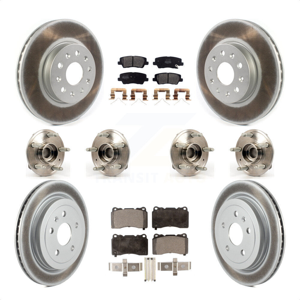 [Avant + Arrière] Kit d'ensemble roulement de roue et moyeu pour Cadillac CTS Except Posi-Trac KBB-116647 par Transit Auto