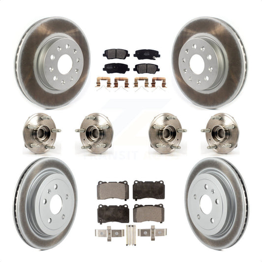 [Avant + Arrière] Kit d'ensemble roulement de roue et moyeu pour Cadillac CTS Except Posi-Trac KBB-116647 par Transit Auto