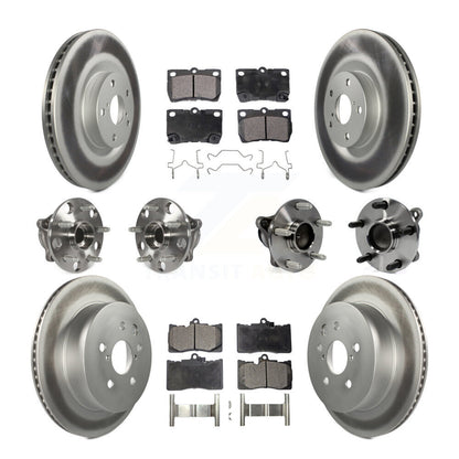 [Avant + Arrière] Kit d'ensemble roulement de roue et moyeu pour Lexus IS350 GS350 GS450h GS460 KBB-116656
