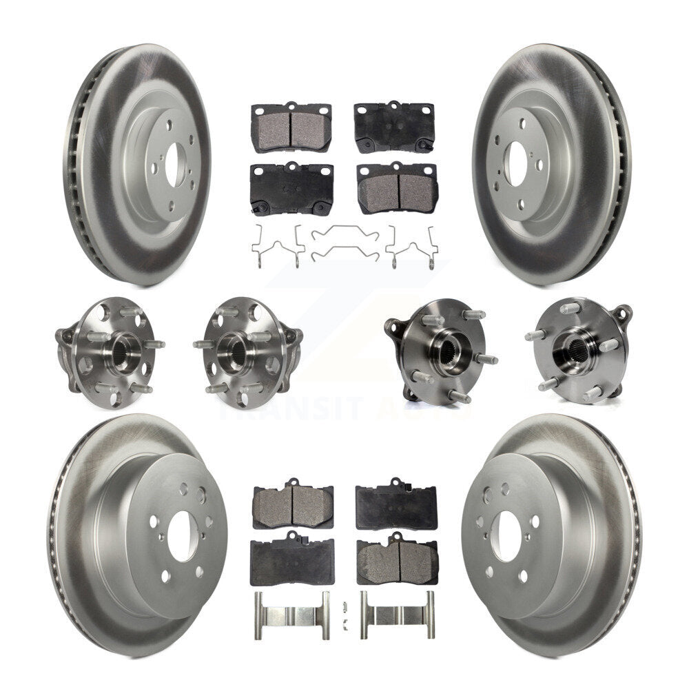 [Avant + Arrière] Kit d'ensemble roulement de roue et moyeu pour Lexus GS350 IS350 KBB-116657