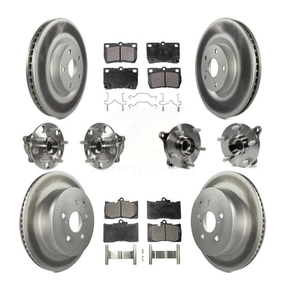 [Avant + Arrière] Kit d'ensemble roulement de roue et moyeu pour Lexus GS350 IS350 KBB-116657