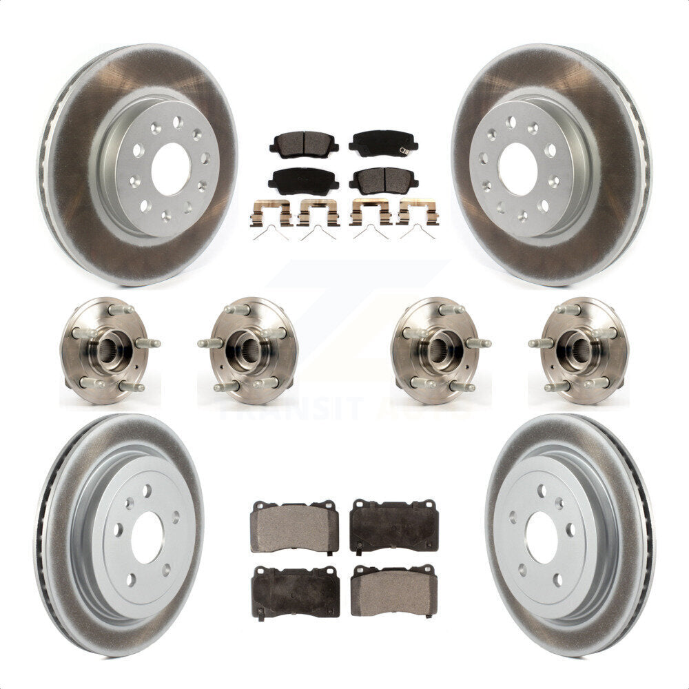 [Avant + Arrière] Kit d'ensemble roulement de roue et moyeu pour Cadillac CTS Except Posi-Trac KBB-116678 par Transit Auto