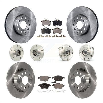 [Avant + Arrière] Kit d'ensemble roulement de roue et moyeu pour 2014 Volkswagen Beetle Sportline avec 2.0L avec 272mm Diameter Rotor KBB-116708 par Transit Auto