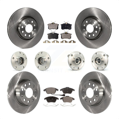 [Avant + Arrière] Kit d'ensemble roulement de roue et moyeu pour 2014 Volkswagen Beetle R-Line GSR avec 2.0L avec 272mm Diameter Rotor KBB-116710 par Transit Auto