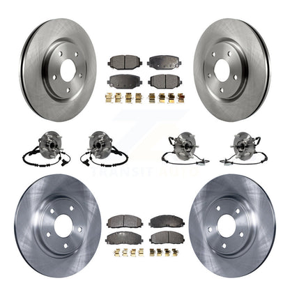 [Avant + Arrière] Kit d'ensemble roulement de roue et moyeu pour Dodge Grand Caravan Chrysler Town & Country Ram C/V Volkswagen Routan KBB-116712