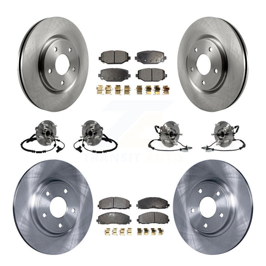 [Avant + Arrière] Kit d'ensemble roulement de roue et moyeu pour Dodge Grand Caravan Chrysler Town & Country Ram C/V Volkswagen Routan KBB-116712