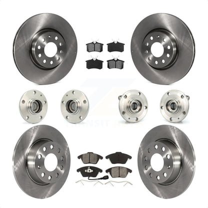 [Avant + Arrière] Kit d'ensemble roulement de roue et moyeu pour 2014 Volkswagen Beetle R-Line GSR avec 2.0L avec 272mm Diameter Rotor KBB-116715 par Transit Auto