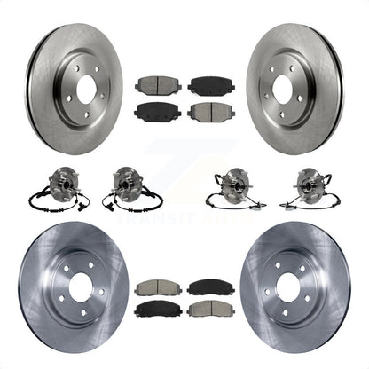 [Avant + Arrière] Kit d'ensemble roulement de roue et moyeu pour Dodge Grand Caravan Chrysler Town & Country Ram C/V Volkswagen Routan KBB-116716 par Transit Auto