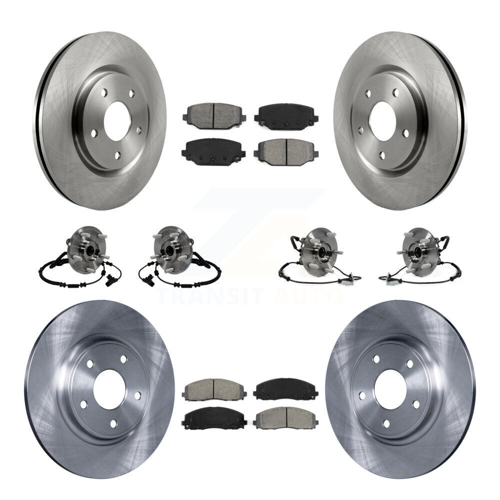 [Avant + Arrière] Kit d'ensemble roulement de roue et moyeu pour Dodge Grand Caravan Chrysler Town & Country Ram C/V Volkswagen Routan KBB-116716