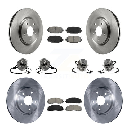[Avant + Arrière] Kit d'ensemble roulement de roue et moyeu pour Dodge Grand Caravan Chrysler Town & Country Ram C/V Volkswagen Routan KBB-116716