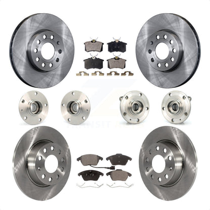 [Avant + Arrière] Kit d'ensemble roulement de roue et moyeu pour 2014 Volkswagen Beetle Base Highline Comfortline avec 2.5L avec 272mm Diameter Rotor KBB-116719 par Transit Auto