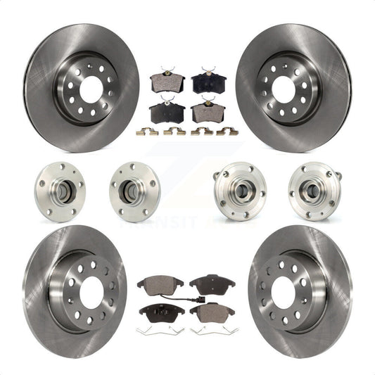[Avant + Arrière] Kit d'ensemble roulement de roue et moyeu pour 2014 Volkswagen Beetle R-Line GSR avec 2.0L avec 272mm Diameter Rotor KBB-116720 par Transit Auto