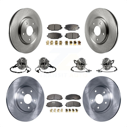 [Avant + Arrière] Kit d'ensemble roulement de roue et moyeu pour Dodge Grand Caravan Chrysler Town & Country Ram C/V Volkswagen Routan KBB-116722 par Transit Auto