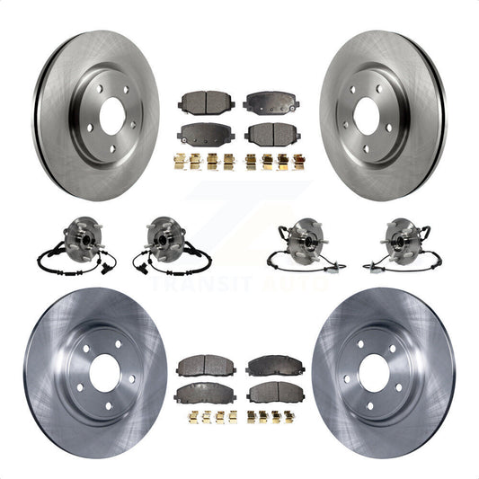 [Avant + Arrière] Kit d'ensemble roulement de roue et moyeu pour Dodge Grand Caravan Chrysler Town & Country Ram C/V Volkswagen Routan KBB-116722 par Transit Auto