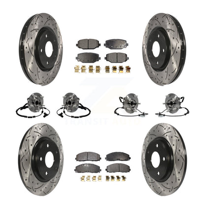 [Avant + Arrière] Kit d'ensemble roulement de roue et moyeu pour Dodge Grand Caravan Chrysler Town & Country Ram C/V Volkswagen Routan KBB-116736
