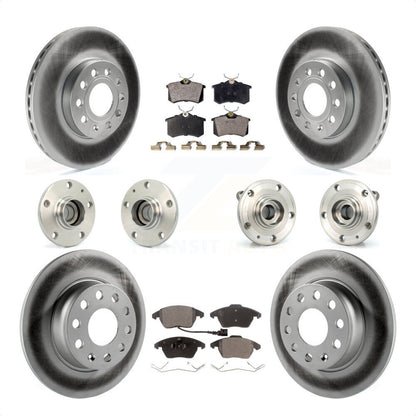 [Avant + Arrière] Kit d'ensemble roulement de roue et moyeu pour 2014 Volkswagen Beetle Sportline avec 2.0L avec 272mm Diameter Rotor KBB-116738 par Transit Auto