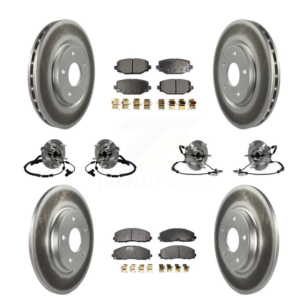 [Avant + Arrière] Kit d'ensemble roulement de roue et moyeu pour Dodge Grand Caravan Chrysler Town & Country Ram C/V Volkswagen Routan KBB-116741
