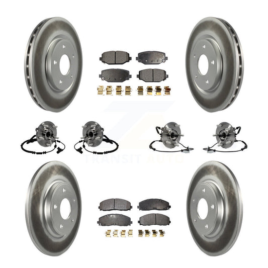 [Avant + Arrière] Kit d'ensemble roulement de roue et moyeu pour Dodge Grand Caravan Chrysler Town & Country Ram C/V Volkswagen Routan KBB-116741