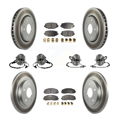 [Avant + Arrière] Kit d'ensemble roulement de roue et moyeu pour 2017-2018 Dodge Grand Caravan avec Single Piston Caliper KBB-116742