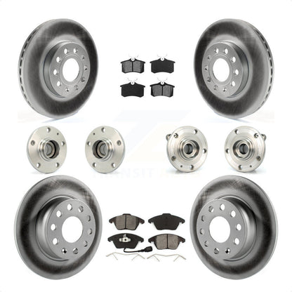 [Avant + Arrière] Kit d'ensemble roulement de roue et moyeu pour 2014 Volkswagen Beetle Sportline avec 2.0L avec 272mm Diameter Rotor KBB-116743 par Transit Auto
