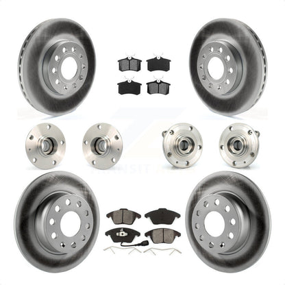 [Avant + Arrière] Kit d'ensemble roulement de roue et moyeu pour 2014 Volkswagen Beetle Base Highline Comfortline avec 2.5L avec 272mm Diameter KBB-116744 par Transit Auto