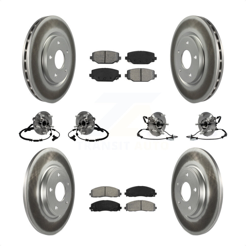 [Avant + Arrière] Kit d'ensemble roulement de roue et moyeu pour Dodge Grand Caravan Chrysler Town & Country Ram C/V Volkswagen Routan KBB-116747 par Transit Auto