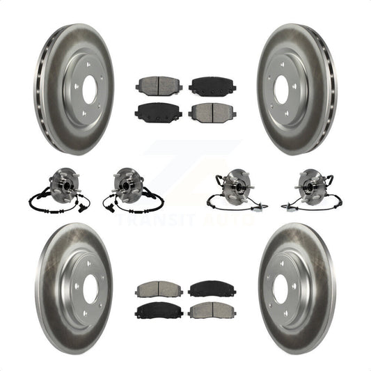 [Avant + Arrière] Kit d'ensemble roulement de roue et moyeu pour Dodge Grand Caravan Chrysler Town & Country Ram C/V Volkswagen Routan KBB-116747 par Transit Auto