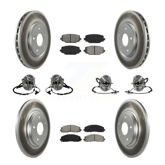 [Avant + Arrière] Kit d'ensemble roulement de roue et moyeu pour Dodge Grand Caravan Chrysler Town & Country Ram C/V Volkswagen Routan KBB-116747