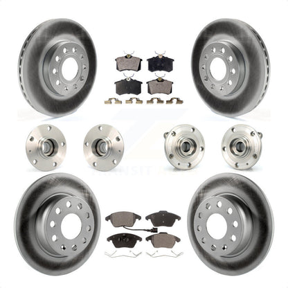 [Avant + Arrière] Kit d'ensemble roulement de roue et moyeu pour 2014 Volkswagen Beetle Base Highline Comfortline avec 2.5L avec 272mm Diameter Rotor KBB-116751 par Transit Auto