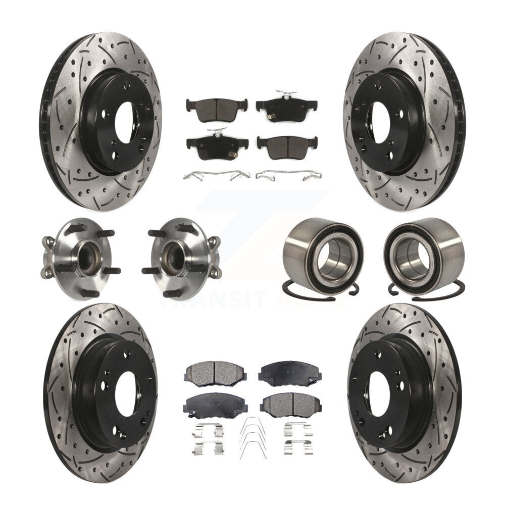 [Avant + Arrière] Kit de Roulement de roue pour Honda Civic KBB-116759