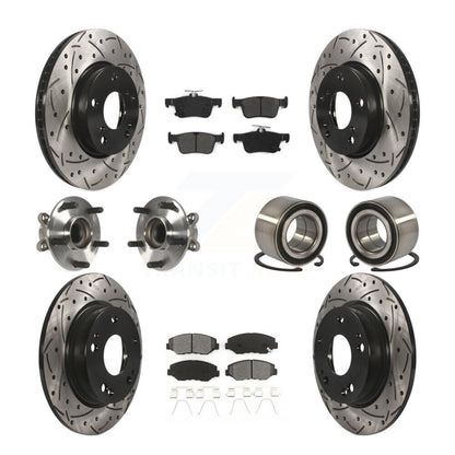 [Avant + Arrière] Kit de Roulement de roue pour Honda Civic KBB-116760
