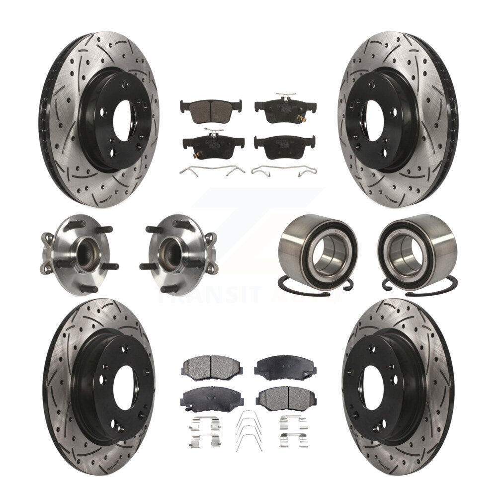 [Avant + Arrière] Kit de Roulement de roue pour Honda Civic KBB-116761