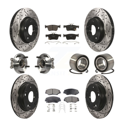 [Avant + Arrière] Kit de Roulement de roue pour Honda Civic KBB-116761