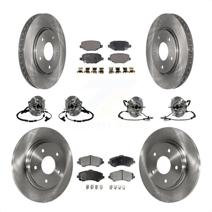 [Avant + Arrière] Kit d'ensemble roulement de roue et moyeu pour Dodge Grand Caravan Chrysler Town & Country Ram C/V Volkswagen Routan KBB-116768 par Transit Auto