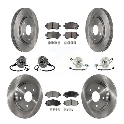[Avant + Arrière] Kit d'ensemble roulement de roue et moyeu pour 2012 Volkswagen Routan avec Single Piston Caliper KBB-116770