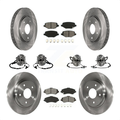 [Avant + Arrière] Kit d'ensemble roulement de roue et moyeu pour Dodge Grand Caravan Chrysler Town & Country Ram C/V Volkswagen Routan KBB-116775 par Transit Auto