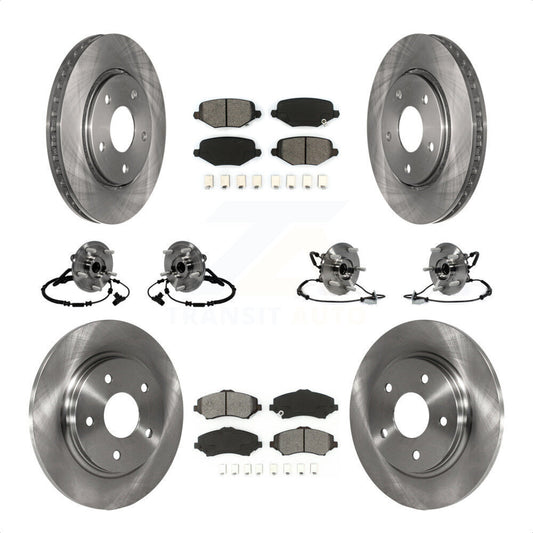 [Avant + Arrière] Kit d'ensemble roulement de roue et moyeu pour Dodge Grand Caravan Chrysler Town & Country Ram C/V Volkswagen Routan KBB-116775 par Transit Auto