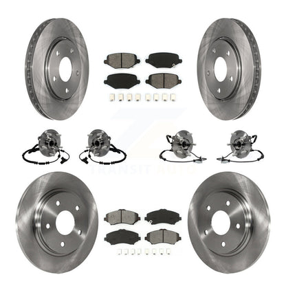 [Avant + Arrière] Kit d'ensemble roulement de roue et moyeu pour Dodge Grand Caravan Chrysler Town & Country Ram C/V Volkswagen Routan KBB-116775