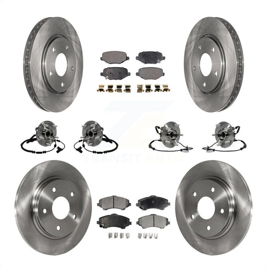 [Avant + Arrière] Kit d'ensemble roulement de roue et moyeu pour Dodge Grand Caravan Chrysler Town & Country Ram C/V Volkswagen Routan KBB-116784 par Transit Auto