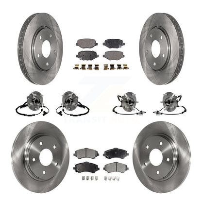 [Avant + Arrière] Kit d'ensemble roulement de roue et moyeu pour Dodge Grand Caravan Chrysler Town & Country Ram C/V Volkswagen Routan KBB-116784