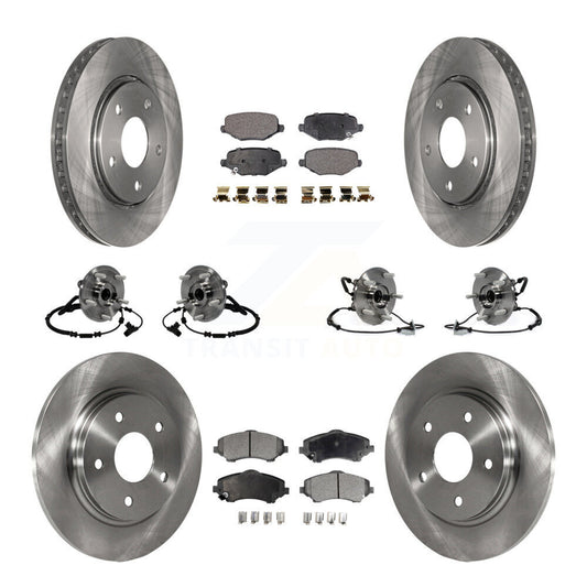 [Avant + Arrière] Kit d'ensemble roulement de roue et moyeu pour Dodge Grand Caravan Chrysler Town & Country Ram C/V Volkswagen Routan KBB-116784