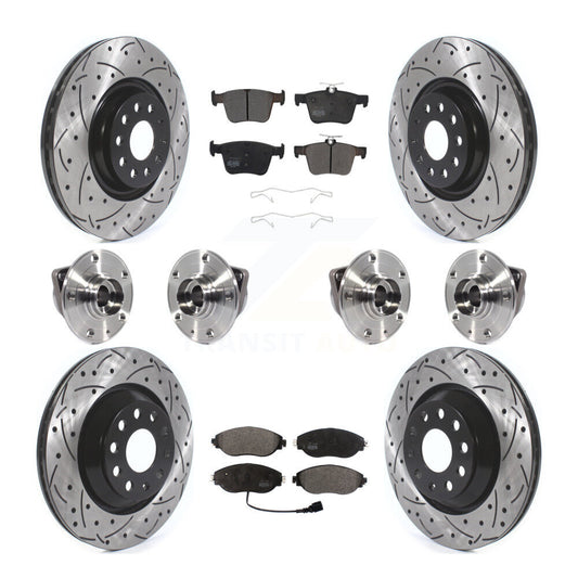 [Avant + Arrière] Kit d'ensemble roulement de roue et moyeu pour Audi Q3 Volkswagen Arteon KBB-116790
