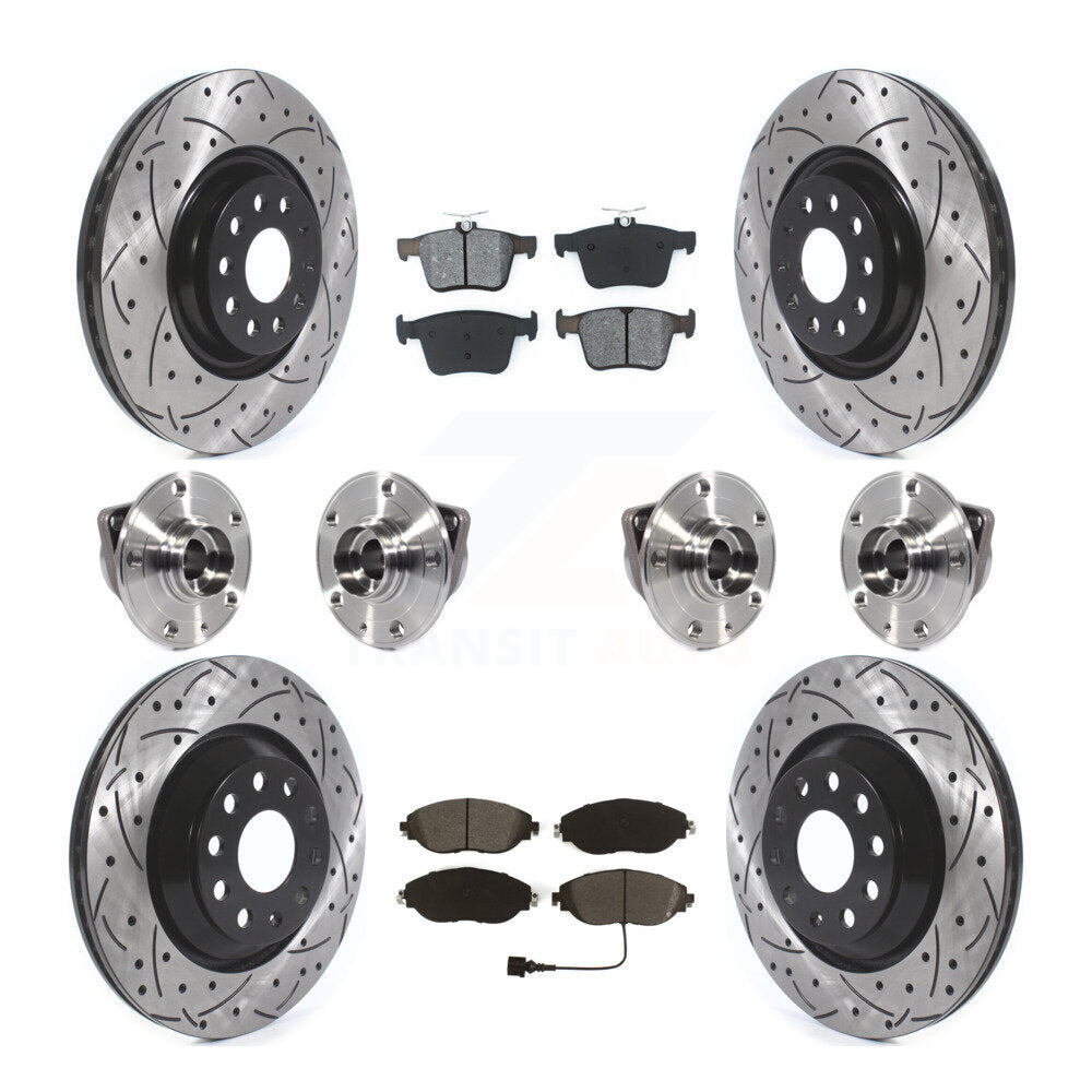 [Avant + Arrière] Kit d'ensemble roulement de roue et moyeu pour Audi Q3 Volkswagen Arteon KBB-116794