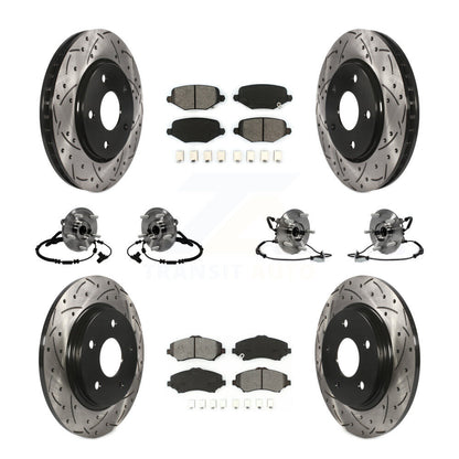 [Avant + Arrière] Kit d'ensemble roulement de roue et moyeu pour Dodge Grand Caravan Chrysler Town & Country Ram C/V Volkswagen Routan KBB-116796