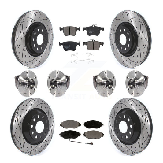 [Avant + Arrière] Kit d'ensemble roulement de roue et moyeu pour Audi Q3 Volkswagen Arteon KBB-116802