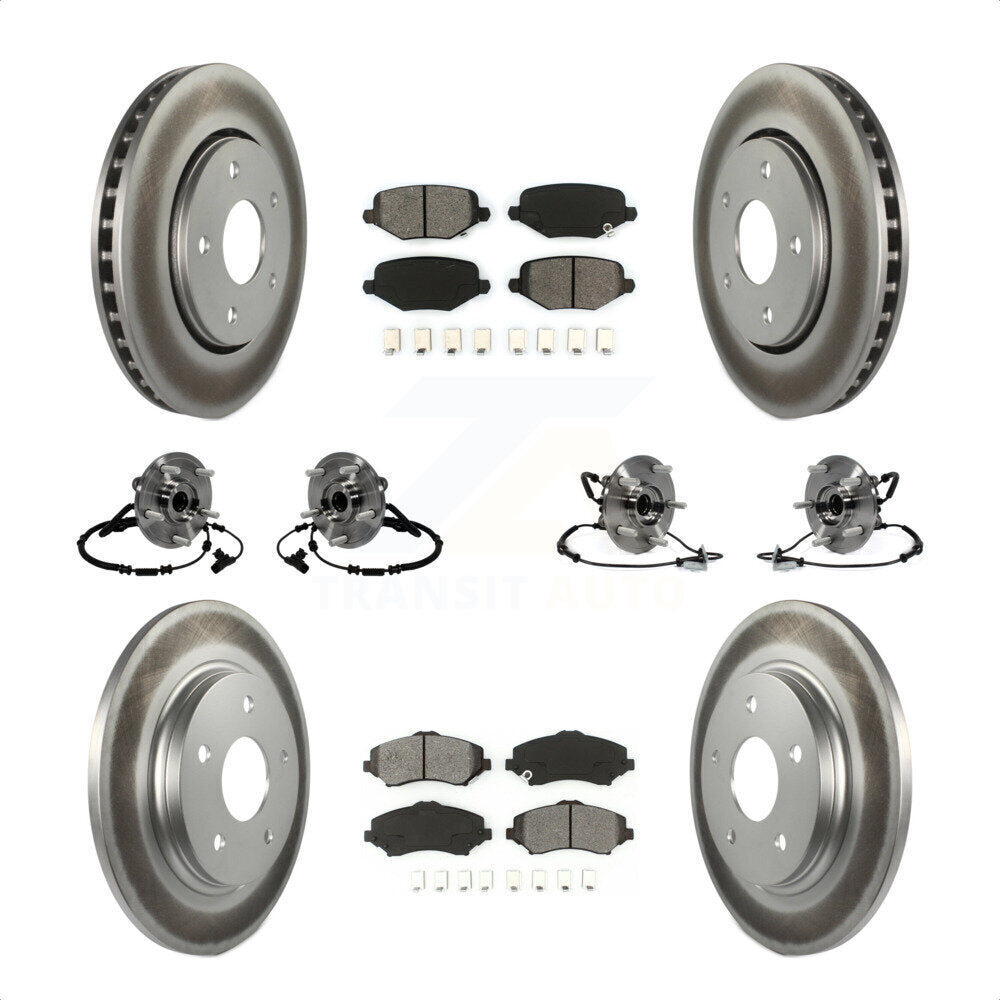 [Avant + Arrière] Kit d'ensemble roulement de roue et moyeu pour Dodge Grand Caravan Chrysler Town & Country Ram C/V Volkswagen Routan KBB-116825 par Transit Auto