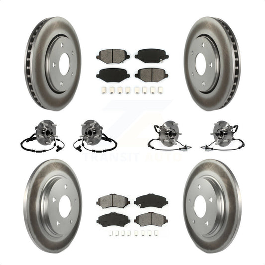 [Avant + Arrière] Kit d'ensemble roulement de roue et moyeu pour Dodge Grand Caravan Chrysler Town & Country Ram C/V Volkswagen Routan KBB-116825 par Transit Auto