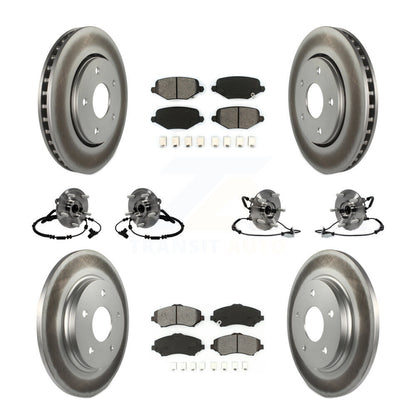 [Avant + Arrière] Kit d'ensemble roulement de roue et moyeu pour Dodge Grand Caravan Chrysler Town & Country Ram C/V Volkswagen Routan KBB-116825