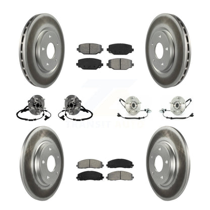 [Avant + Arrière] Kit d'ensemble roulement de roue et moyeu pour 2012 Volkswagen Routan avec Dual Piston Caliper KBB-116827
