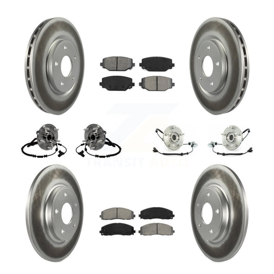 [Avant + Arrière] Kit d'ensemble roulement de roue et moyeu pour 2012 Volkswagen Routan avec Dual Piston Caliper KBB-116827